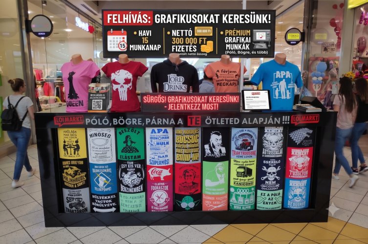 Grafikus, eladó