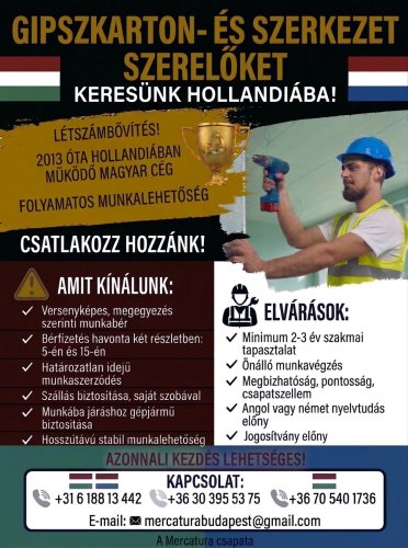Gipszkarton Szerelő